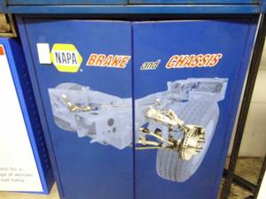 lot 256 image: NAPA Parts Cabinet