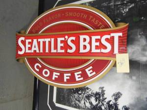 lot 264 image: Seattles Best Coffee Sign