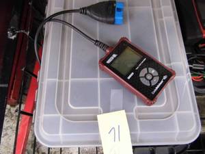 lot 71 image: OBD II Code Scanner  File Case