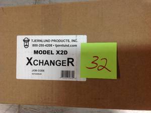 lot 32 image: Xchanger 12 in. 2-Speed Reversible Basement Fan with Automatic Humidity Controller &nbspin good condition