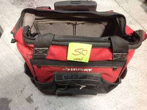 lot 50 image: HUSKY TOOL BAG USED