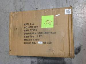 lot 58 image: SPEEDWAY 5 Gal. Portable Air Tank &nbspin good condition