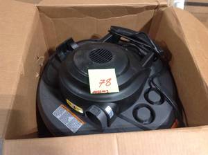 lot 78 image: RIDGID 16 Gal. 5.0-Peak HP WetDry Shop Vacuum with Filter, Dust Bag, Hose and Accessories MISSING