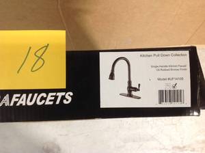 Prime Selection Single-Handle Pull-Down Sprayer Kitchen Faucet in Oil Rubbed Bronze&nbsp&nbspin good condition