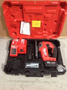 Milwaukee M18 FUEL 18-Volt Lithium-Ion Brushless Cordless Jig Saw Kit With (1) 5.0Ah Battery, Charger&nbsp&nbspin good condition