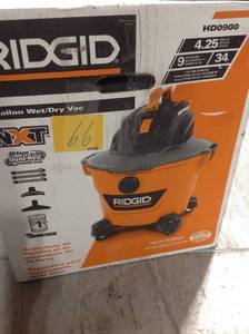 9 Gal. 4.25-Peak HP NXT WetDry Shop Vacuum  USED