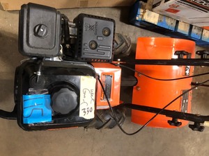 Powermate 212cc 13.3 ft-lbs 18 inch tilling width rear tine tiller in working condition