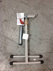 lot 110 image: HDX 43 in. Steel Roller Stand with Edge Guide&nbspin good condition