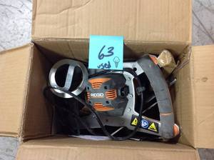 lot 63 image: RIDGID Single-Paddle Mixer  USED in working conditions