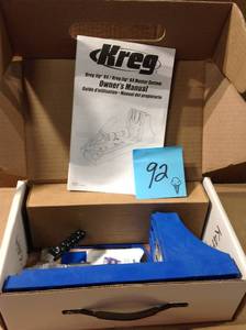 lot 92 image: Kreg K4 Pocket-Hole System&nbspin good condition