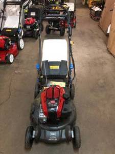 lot 104 image: Toro 21 in. Super Recycler Personal Pace SmartStow 190cc Briggs Engine with Electric Start with FLEX Handle in good condition
