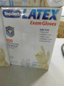 lot 383 image: 5 - Boxes of Latex Gloves