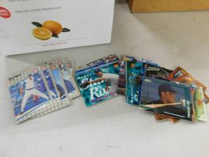 lot 373 image: Misc. Lot of Collectible Baseball Cards with Card Holders
