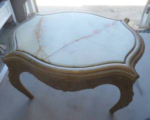 lot 447 image: Vintage Marble Tabletop (Heavy)
