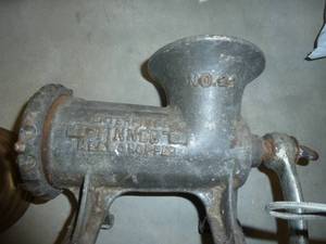 lot 462 image: Large Antique Meat Grinder Enterprise No. 22