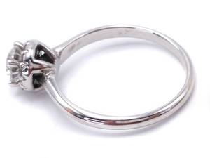 lot 10 image: .70 Carat Diamond Halo Estate Ring in 14k Gold $3250