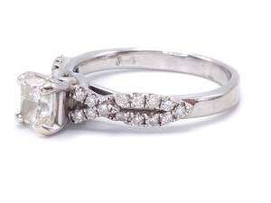 lot 13 image: Ladies .65 Carat Diamond Twist Pave Ring in 14k Gold $2750