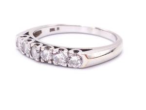 lot 32 image: Ladies 34 Carat Diamond Estate Ring in 14k Gold $2200