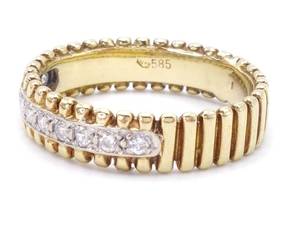 lot 29A image: 13 Carat Diamond Estate Ring in 14k Gold $2250