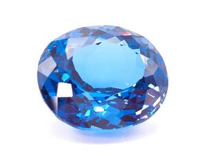 lot 15D image: 19.28 Carat Natural Flawless Intense Swiss Blue Topaz