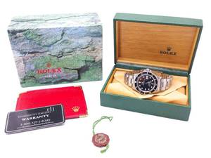 lot 1 image: Rolex Submariner 16800 Black Dial 40mm Watch, Box & Warranty Included $11,850 Retail