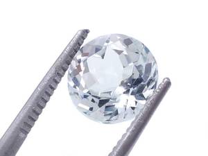 lot 15E image: 4.85 Carat Natural White Topaz Round Cut