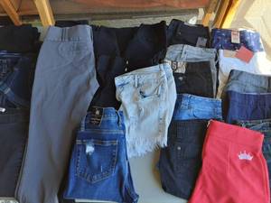 Jeans, Shorts, Crops-Silver, Lucky Brand Size 226
