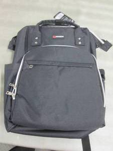 Kiddibean Black Diaper Bag Backpack...