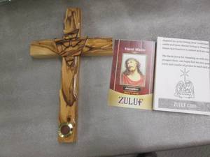 Olive Wood Cross from the Holy Land...