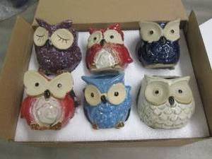 2.5 Inches Owl Pots, Little Ceramic...