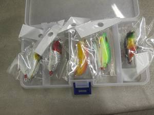 5 Fishing Lures in Case U3...