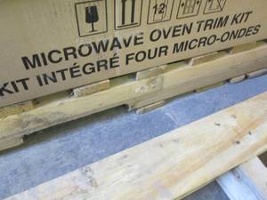 30 in. Microwave Trim Kit in Finger...