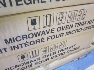 30 in. Microwave Trim Kit in Finger...