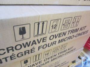 30 in. Microwave Trim Kit in Finger...