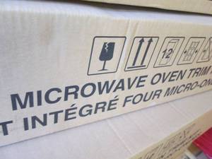 30 in. Microwave Trim Kit in Finger...