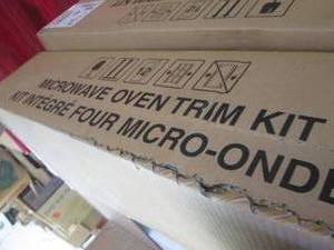 30 in. Microwave Trim Kit in Finger...
