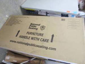 National Public Seating 60 in. Grey...