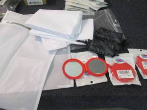 3 Silicone Compact Mirrors, Assorte...