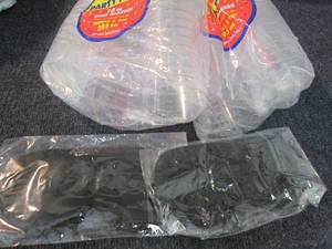 2 -20 pk Plastic 10 oz Wine Glasses...