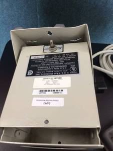 S&ampS X-ray Products X-ray Film Illuminator Negatascope A Rayons-X Model 118 With Foot Pedal - Good Condition