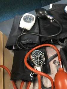 Lot Blood Pressure Monitors Cuffs Etc.