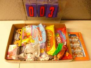 Flat of Candy. As shown. All Late 2020 or 2021 Best By Date.