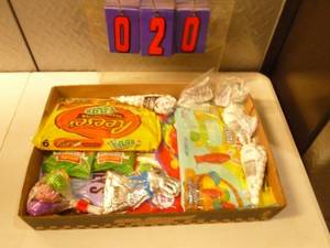 Flat of Candy. As shown. All Late 2020 or 2021 Best By Date.