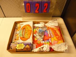 Flat of Candy. As shown. All Late 2020 or 2021 Best By Date.