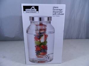 New Glass Beverage Dispenser with Diffuser
