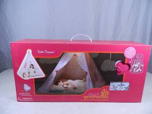 New Our Generation Suite Teepee with Chandalier