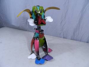 New Super Cute Puppy Recycled Metal Garden Art