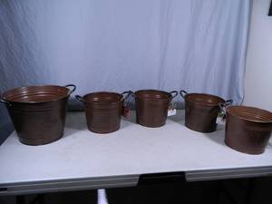 5 New Rustic Farmhouse Metal Planters