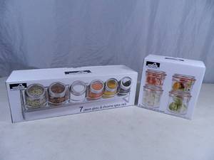 New Spice Rack and Canister Set