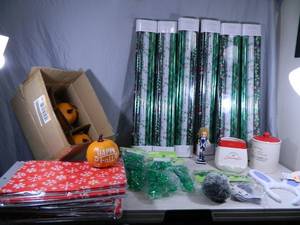 New Gift Wrap, Gift Boxes, and Holiday Decor
